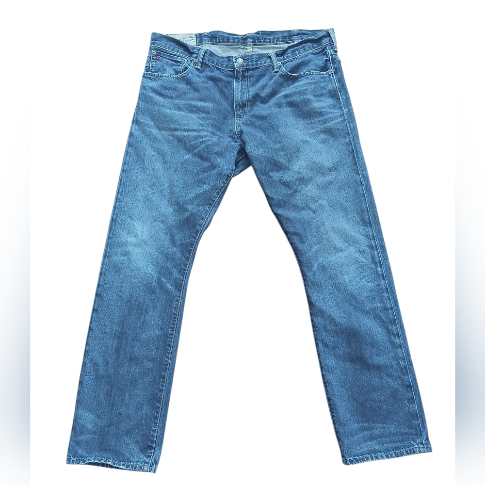 Polo Ralph Lauren Straight Leg Blue Jeans Mens W38 L32 100% Cotton